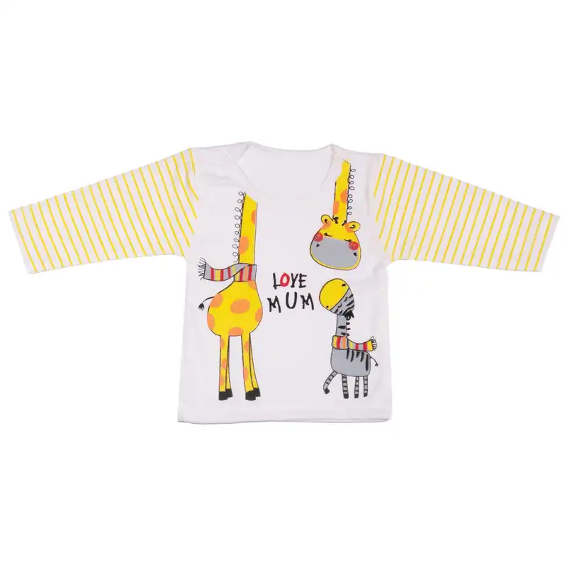ست 3 تکه لباس نوزادی طرح زرافه کوچولو