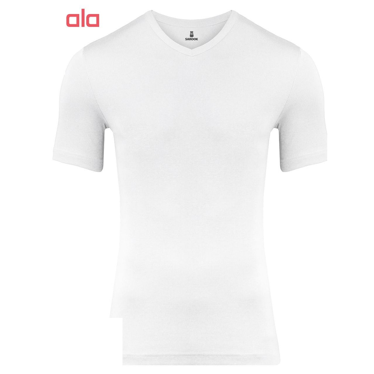 تی شرت مردانه ساروک مدل TMYVFR02 رنگ سفید