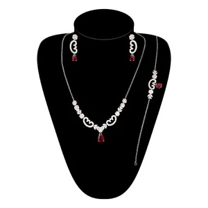 نیم ست نقره زنانه کد Set058PR