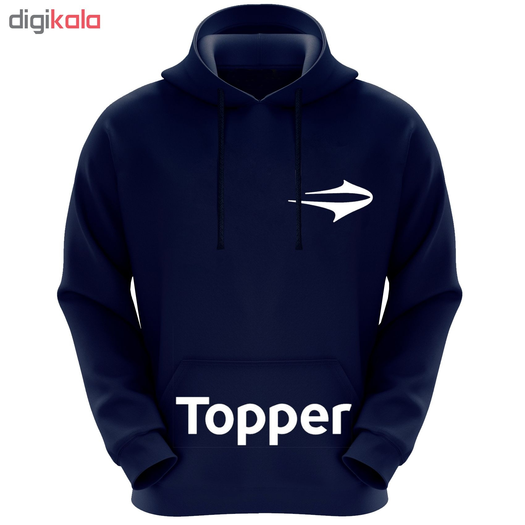 هودی زنانه طرح topper کد F16 رنگ سرمه ای
