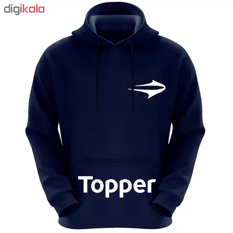 هودی زنانه طرح topper کد F16 رنگ سرمه ای