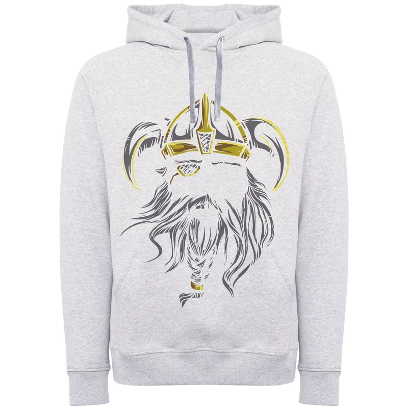 هودی مردانه طرح مرد کلاه شاخدار کد F221