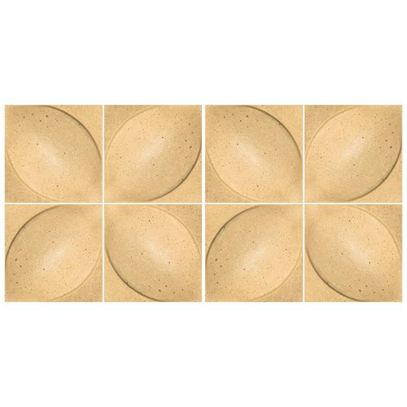 دیوارپوش تندیس و پیکره شهریار مدل آمای کد W1010-15 بسته 8 عددی