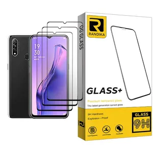 Randika Randika Glass MIX003 Screen Protector For Oppo A8 Pack Of 3
