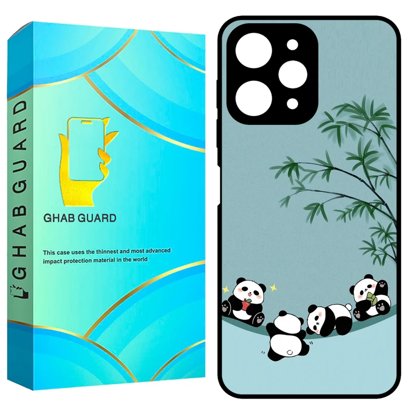 کاور قاب گارد طرح پاندا مدل GCHPR12 مناسب برای گوشی موبایل شیائومی Redmi 12 4G / Redmi 12 5G / Poco M6 Pro 5G