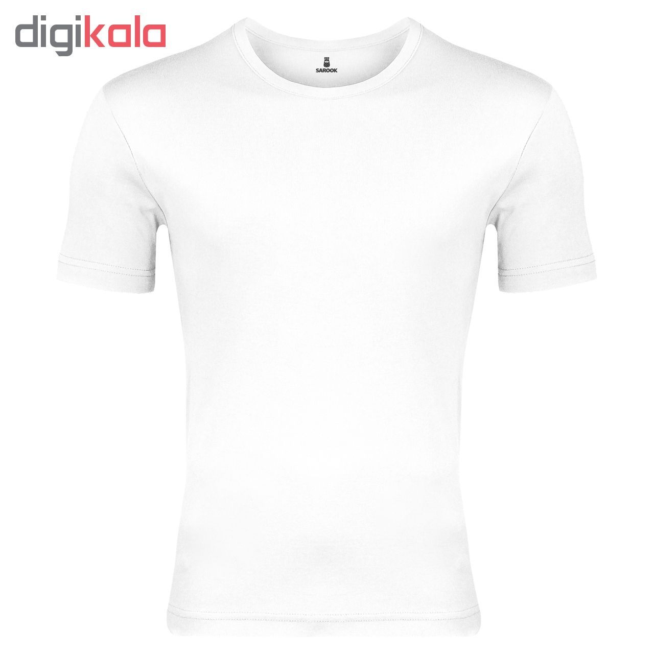 تی شرت مردانه ساروک مدل TMYUFR02 رنگ سفید