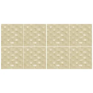 دیوارپوش تندیس و پیکره شهریار مدل آمای کد W1010-22 بسته 8 عددی