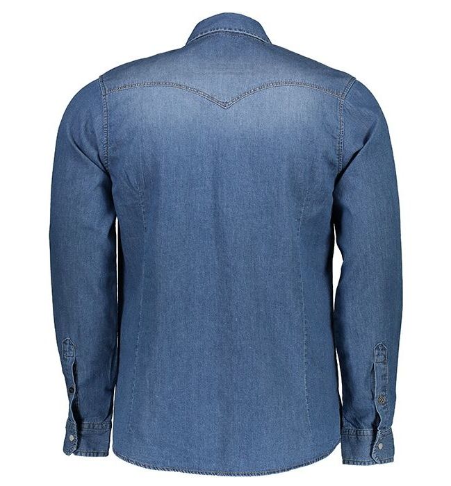 پیراهن مردانه سیاوود کد 6220201 رنگ آبی -  - 3