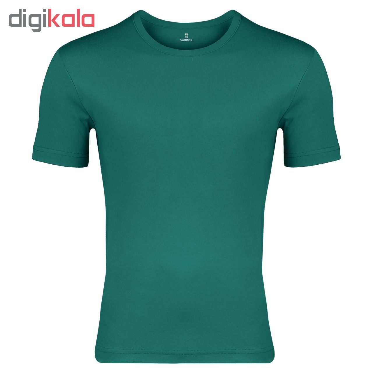 تی شرت مردانه ساروک مدل TMYUFR04 رنگ سبز