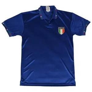 تیشرت ورزشی مردانه طرح ایتالیا کد 1992.93 رنگ  آبی