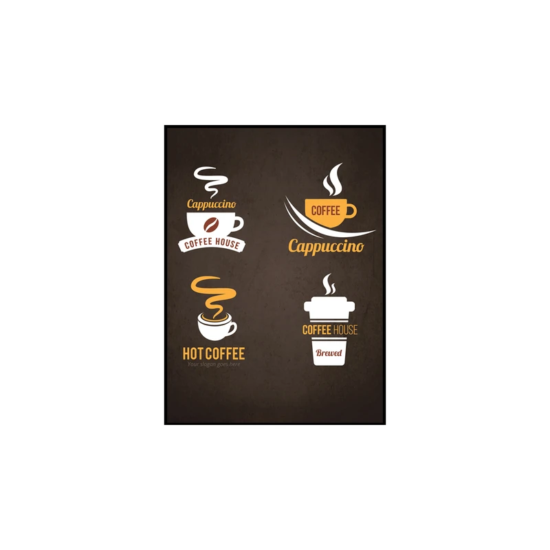 استیکر تیداکس گروپ طرح قهوه مدل TII379