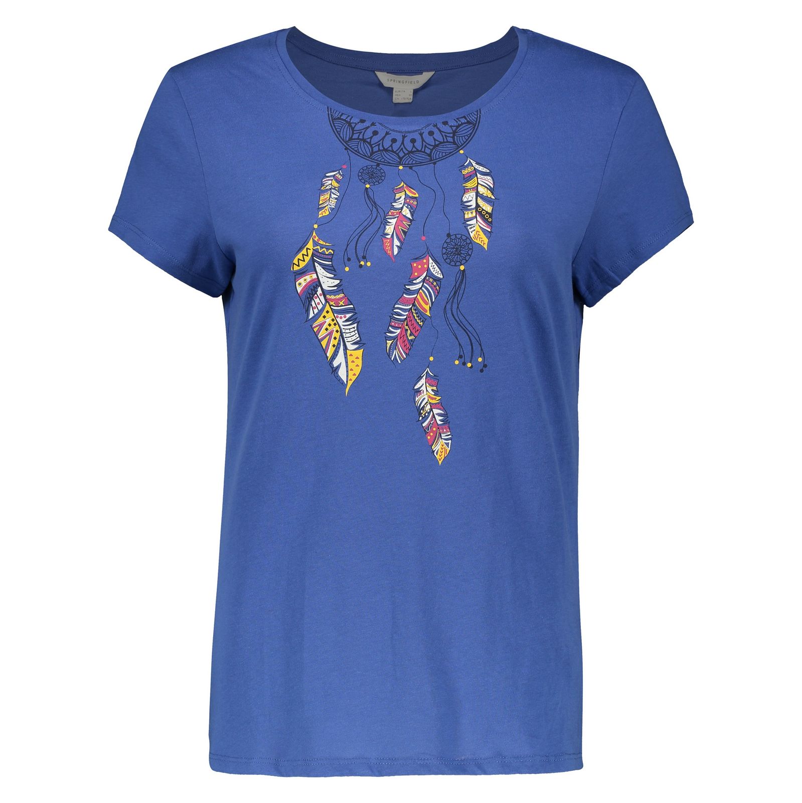 تی شرت زنانه اسپرینگ فیلد مدل 1383531-Blue