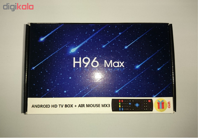 اندروید باکس اچ 96 مدل مکس 2/16 - RK3318 به همراه ایرماوس