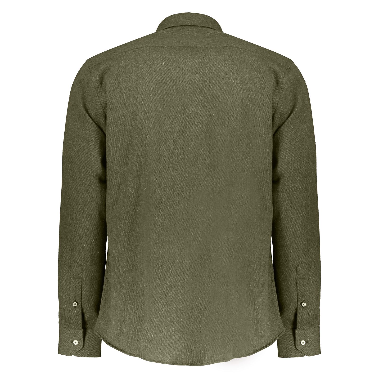 پیراهن مردانه زی سا مدل 153117249 - سبز ارتشی - 3