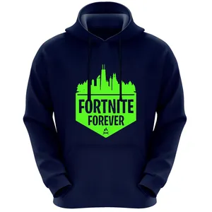 هودی مردانه طرح fortnite کد A111 رنگ سرمه ای