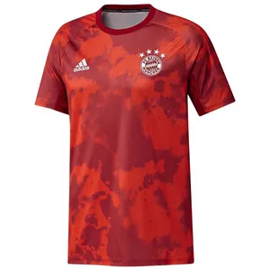  تیشرت ورزشی مردانه طرح بایرن مونیخ کد 2019.20 رنگ قرمز