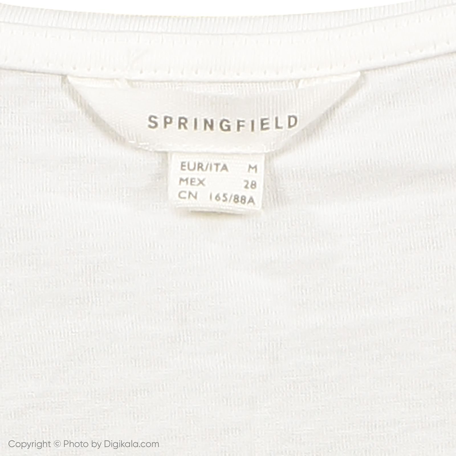 تی شرت زنانه اسپرینگ فیلد مدل 0074578-WHITE - سفید - 6