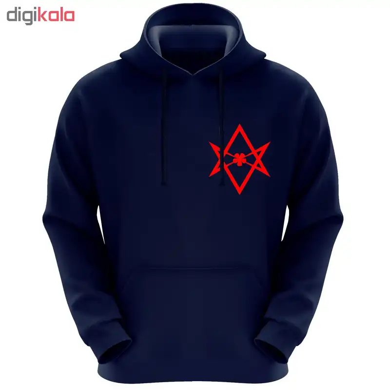هودی زنانه طرح ستاره کد F61 رنگ سرمه ای