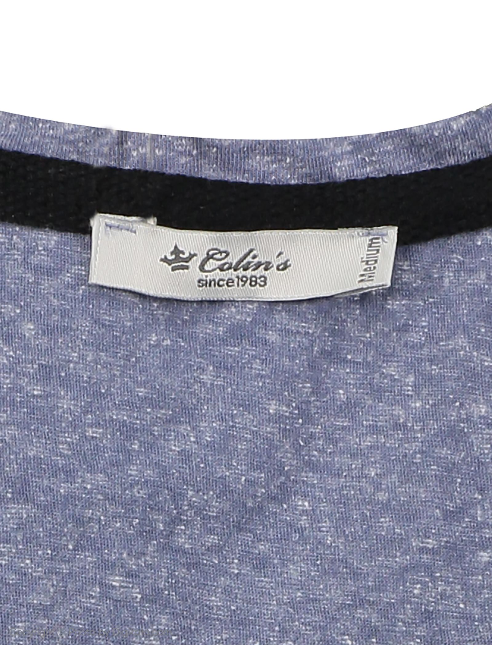 تی شرت زنانه کالینز مدل CL1032823-BLUE MELANGE - آبی - 6
