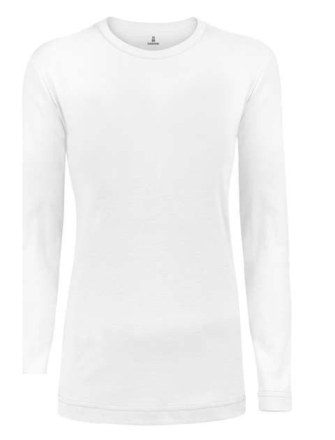 تی شرت آستین بلند زنانه ساروک مدل SZYUFR03 رنگ سفید