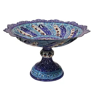 شیرینی خوری میناکاری مدل اسلیمی کد 20019-4