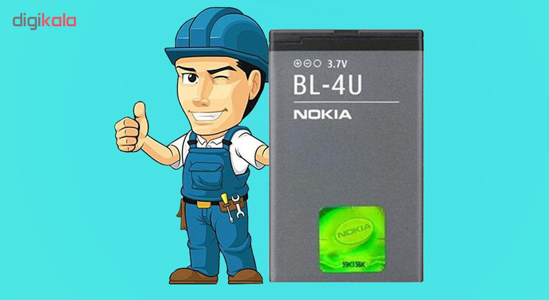 باتری موبایل مدل BL-4U ظرفیت 1000 میلی آمپر ساعت مناسب برای گوشی موبایل نوکیا 5250