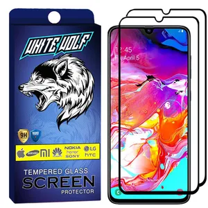  White Wolf WGF Screen Protector For Samsung Galaxy A70  Pack of 2