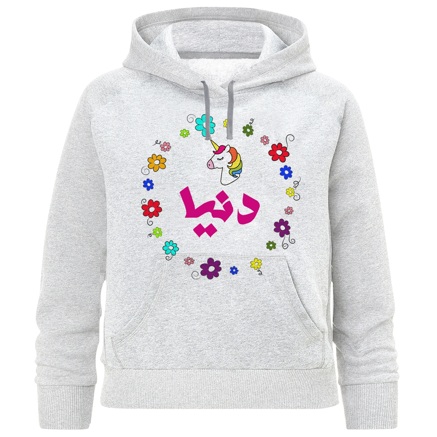 هودی دخترانه طرح دنیا کد F156