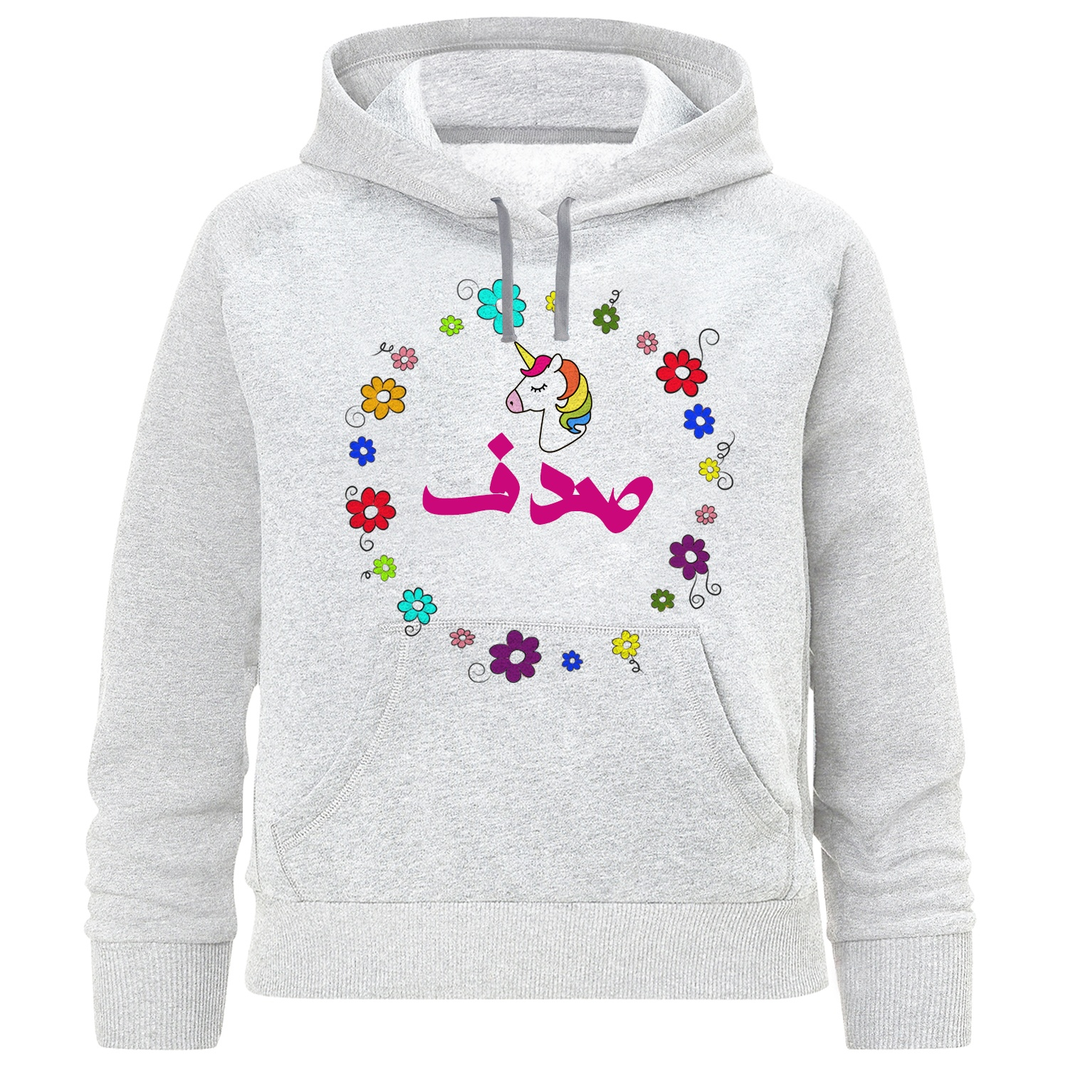 هودی دخترانه طرح صدف کد F224