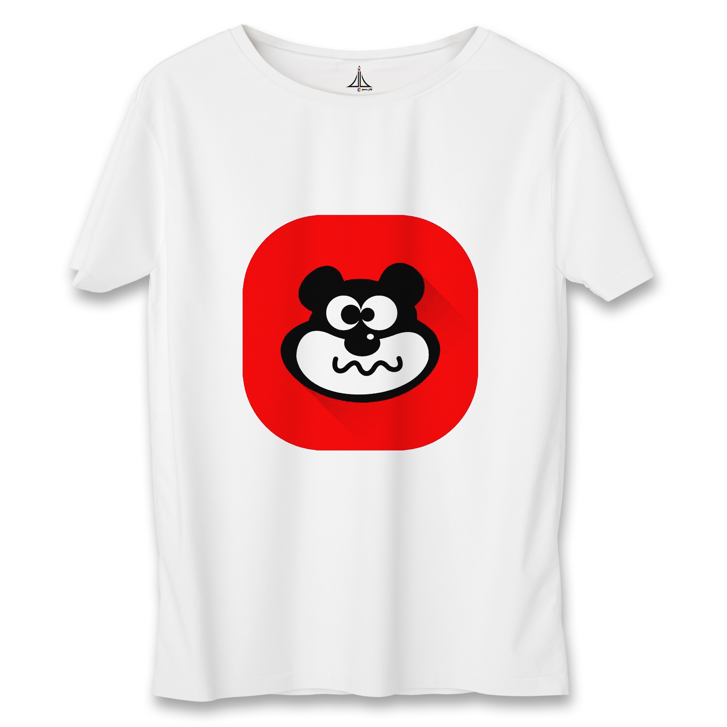 تی شرت نه به رسم طرح خرس کد 5564