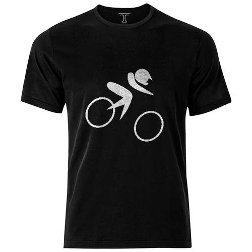 تیشرت مردانه تیداکس گروپ طرح دوچرخه سواری مدل TIF083