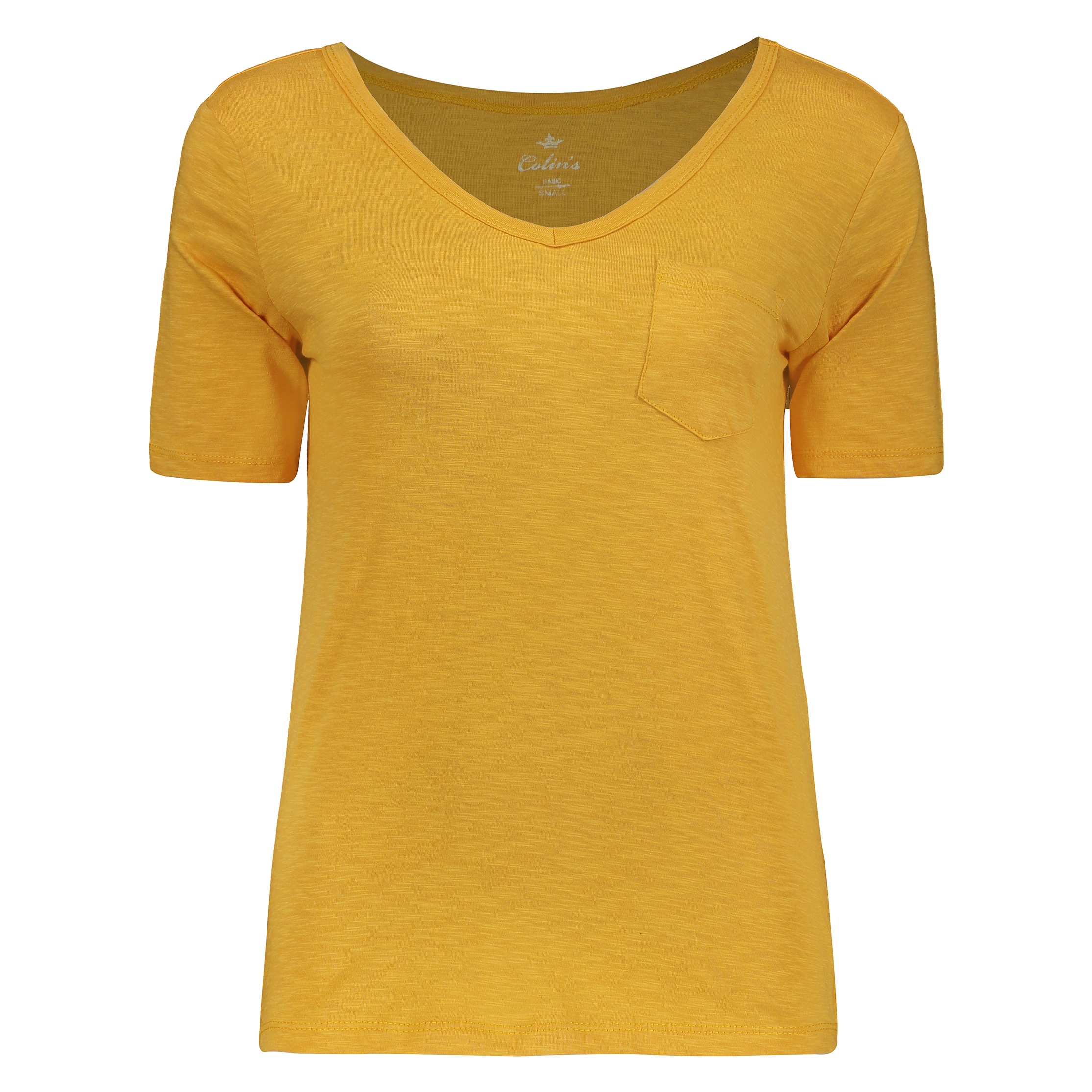 تی شرت نه کالینز مدل CL1034536-MUSTARD YELLOW