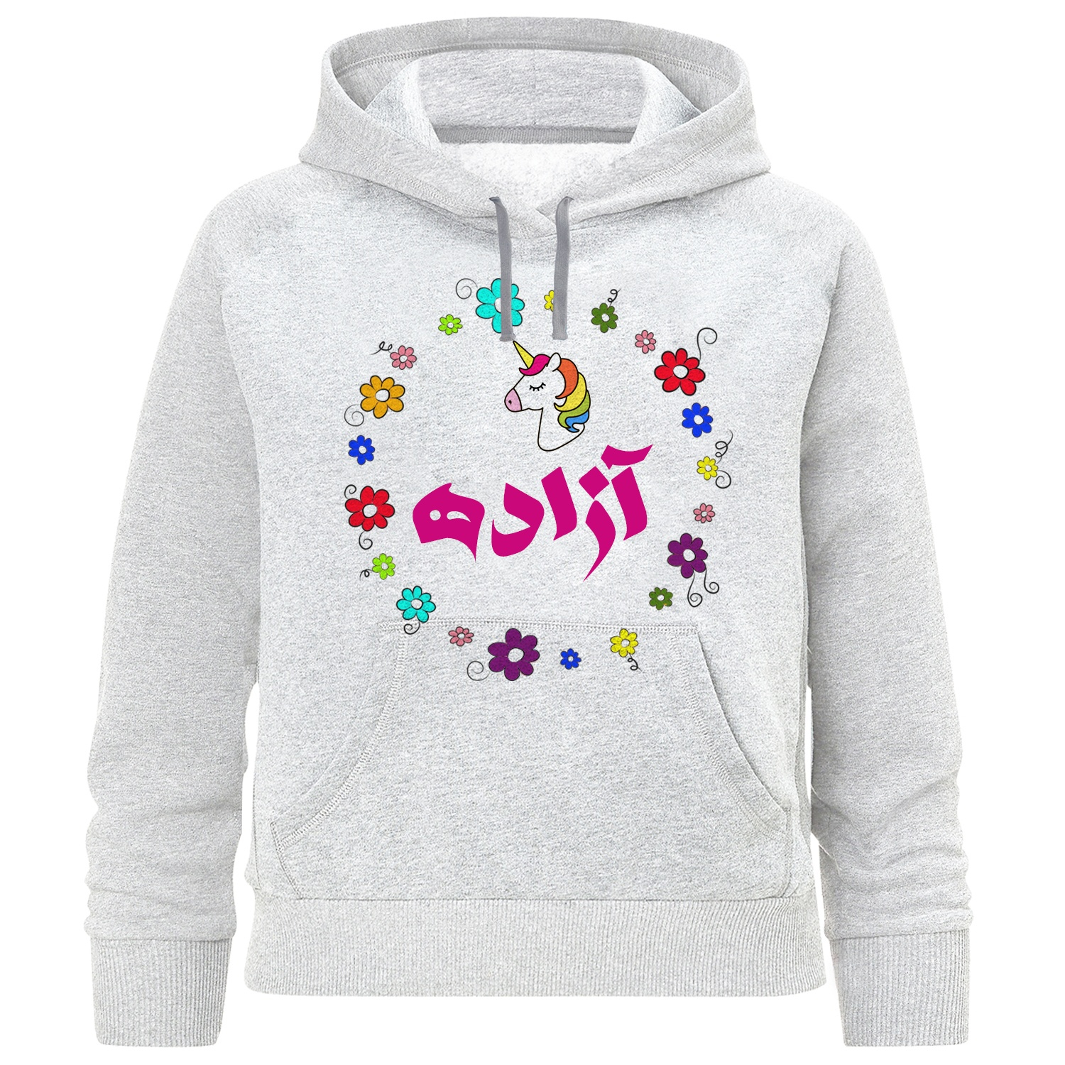 هودی دخترانه طرح آزاده کد F160