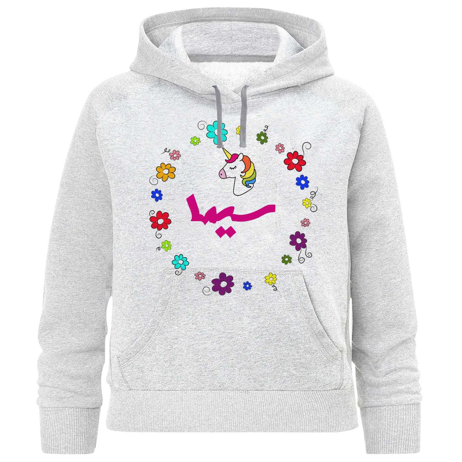 هودی دخترانه طرح سیما کد F175