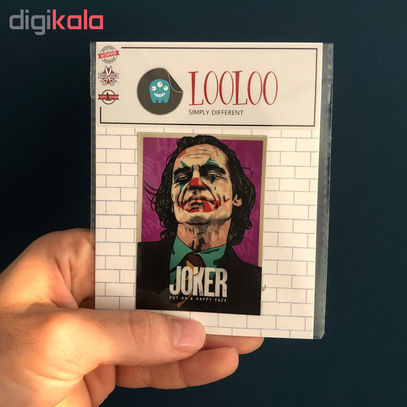 استیکر لپ تاپ لولو طرح جوکر کد 27 1