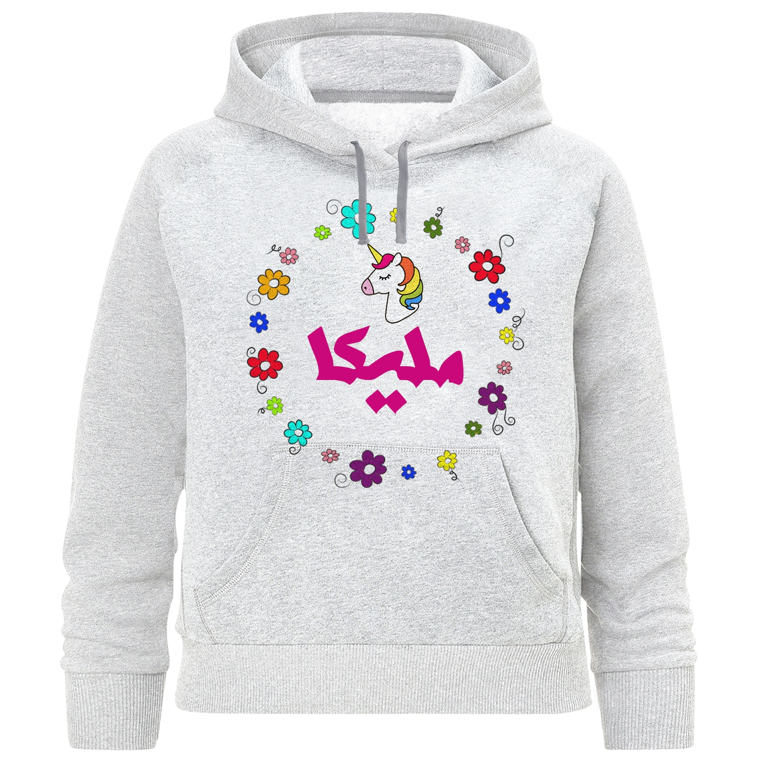 هودی دخترانه طرح ملیکا کد F186