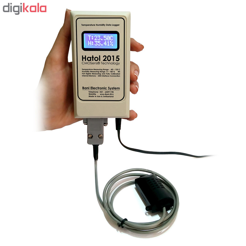 دیتالاگر دما و رطوبت هاتول مدل 2015