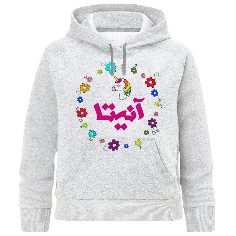 هودی دخترانه طرح آنیتا کد F223
