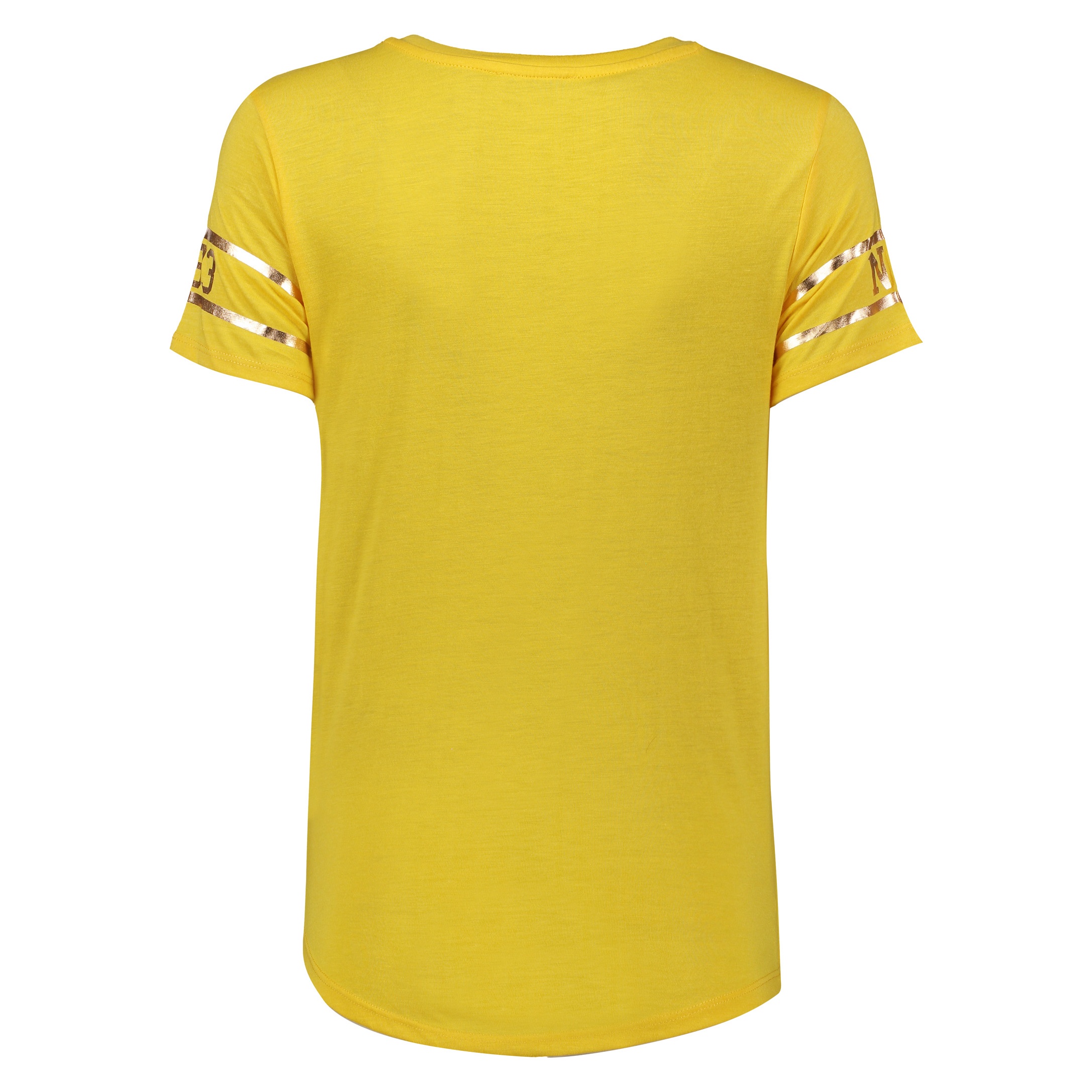 تی شرت زنانه کالینز مدل CL1034455-MUSTARD YELLOW