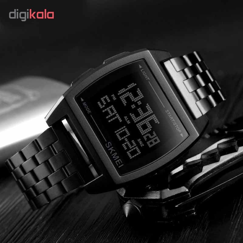 ساعت مچی دیجیتال مردانه اسکمی مدل 1368BLC