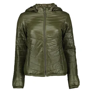 کاپشن زنانه کالینز مدل CL1029308-KHAKI