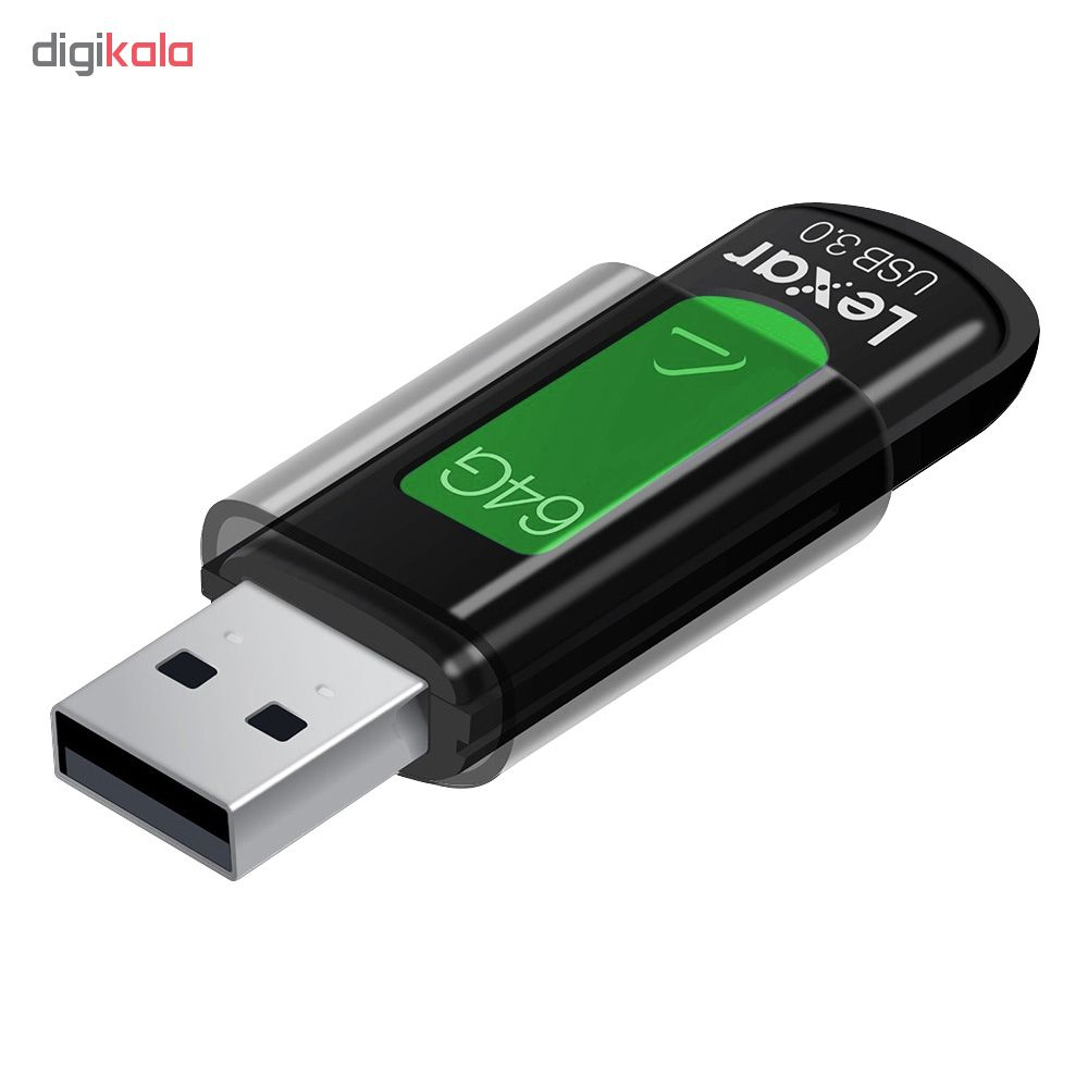 فلش مموری لکسار مدل JumpDrive S57 ظرفیت 64 گیگابایت