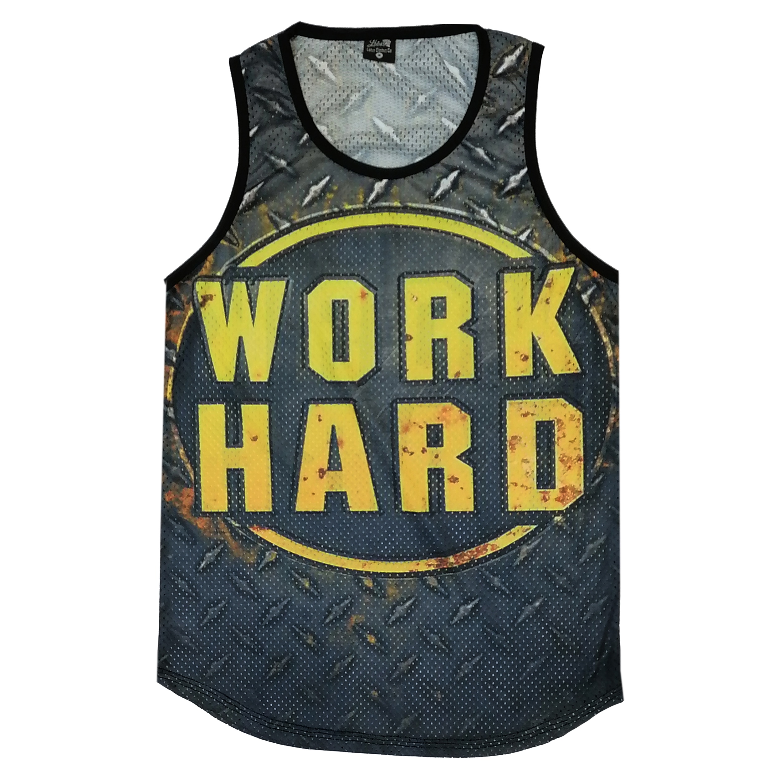 تاپ ورزشی  مردانه طرح HARD WORK