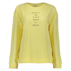 سویشرت زنانه کالینز مدل CL1032208-LIGHT YELLOW