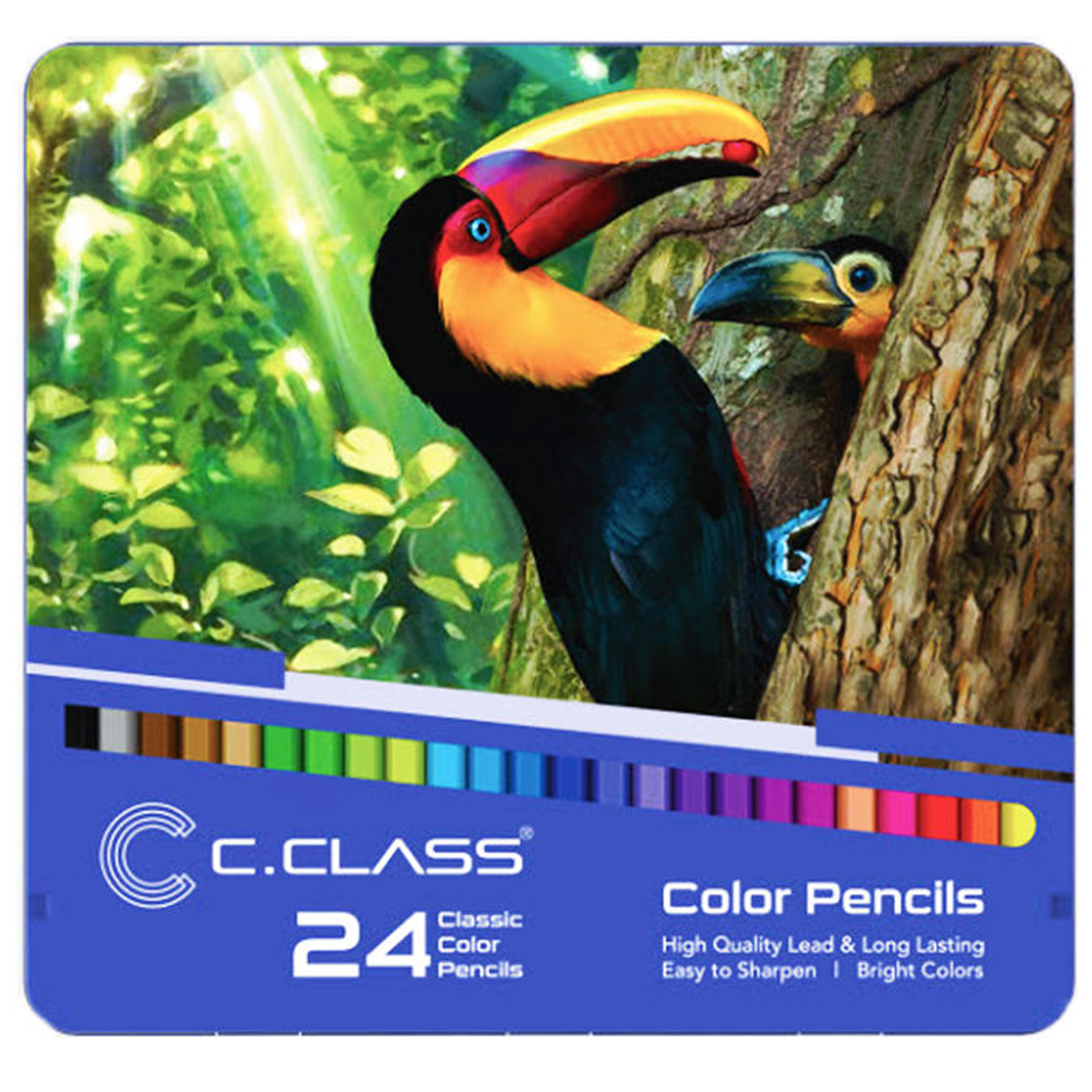 مدادرنگی 24 رنگ سی.کلاس کد 003