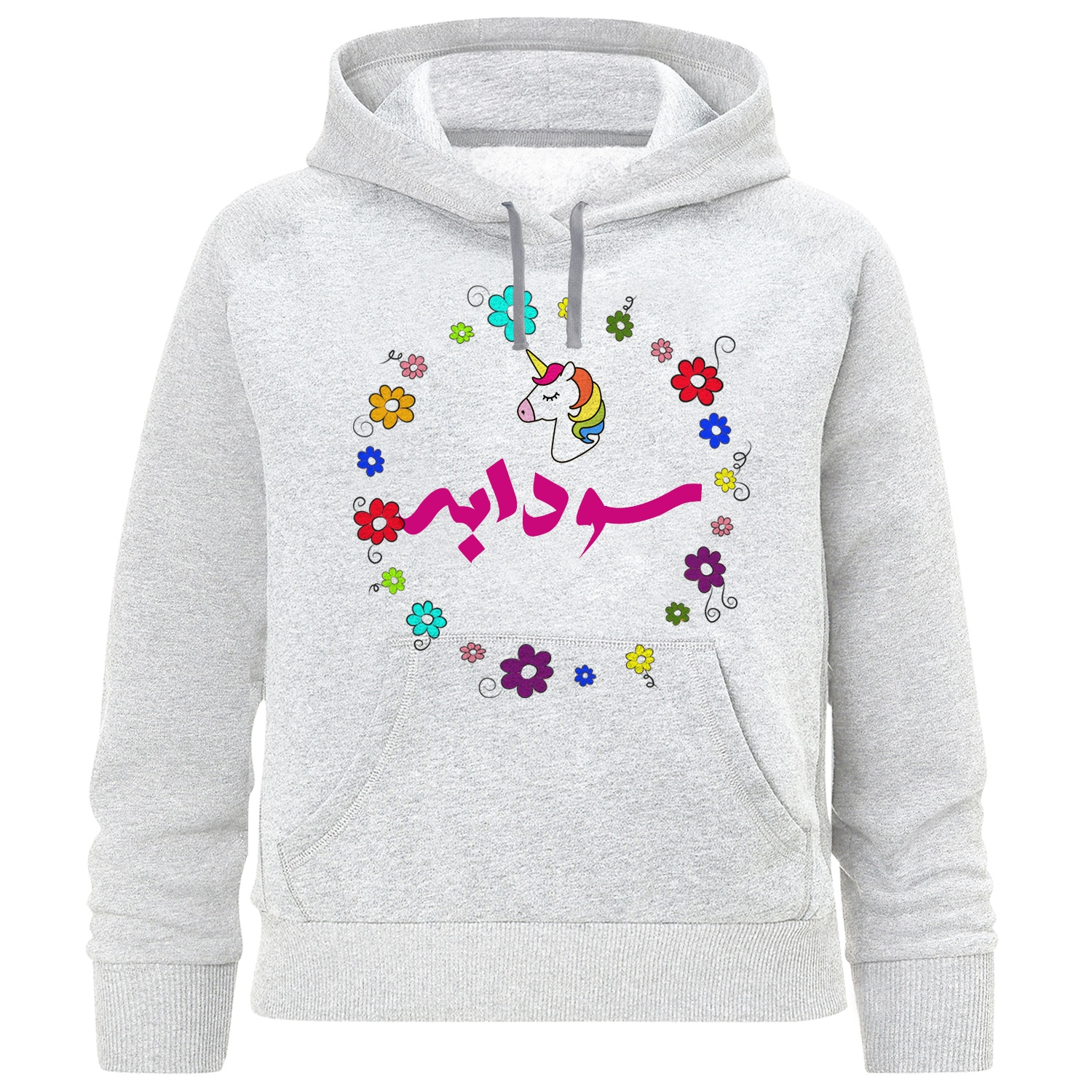 هودی دخترانه طرح سودابه کد F220