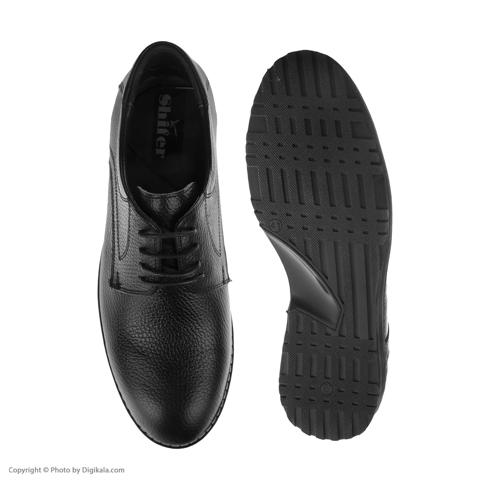 کفش روزمره مردانه شیفر مدل 7046L503101 - مشکی - 4
