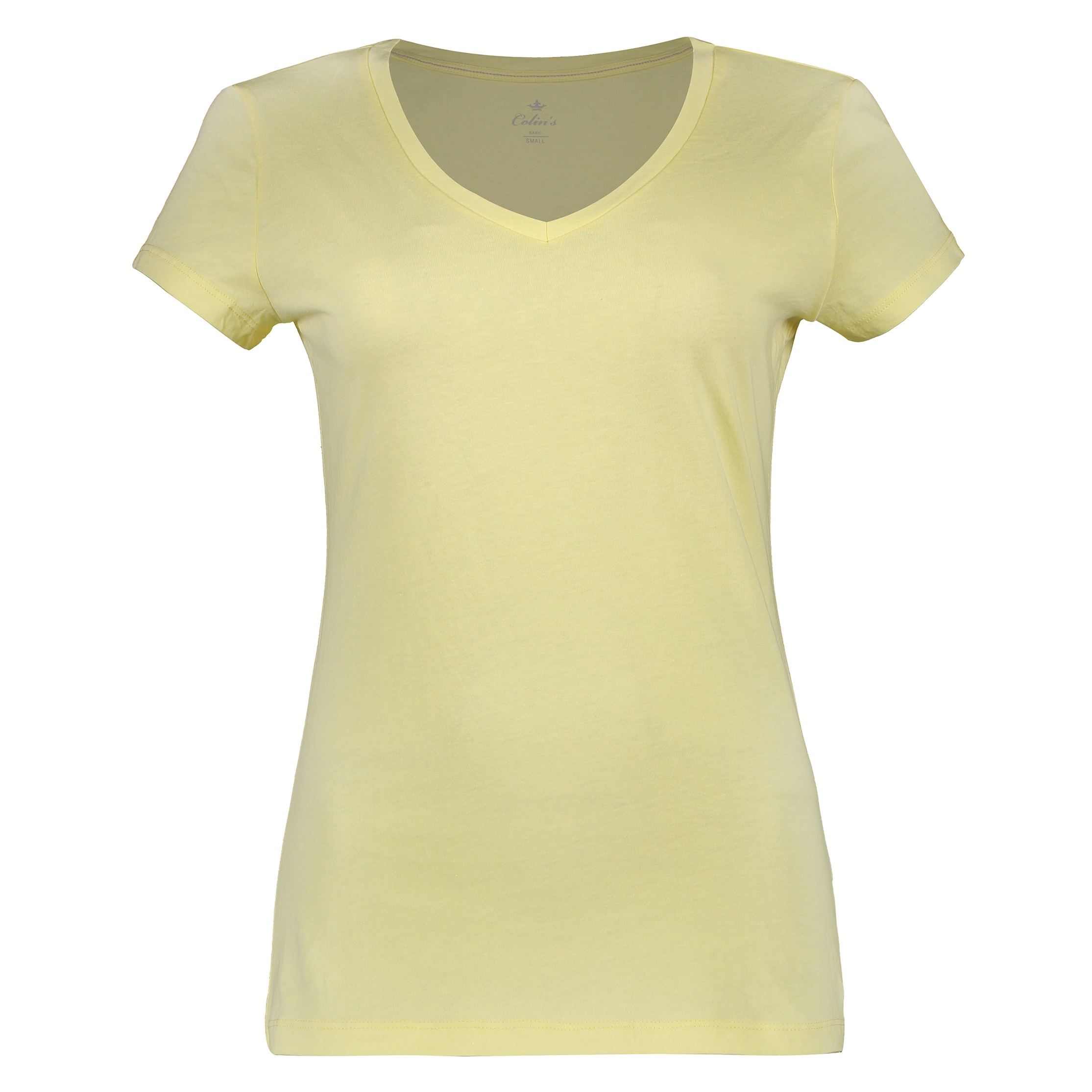 تی شرت زنانه کالینز مدل CL1019324-YELLOW