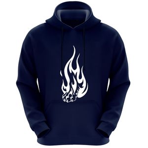 هودی مردانه طرح پنجه و شعله کد F175