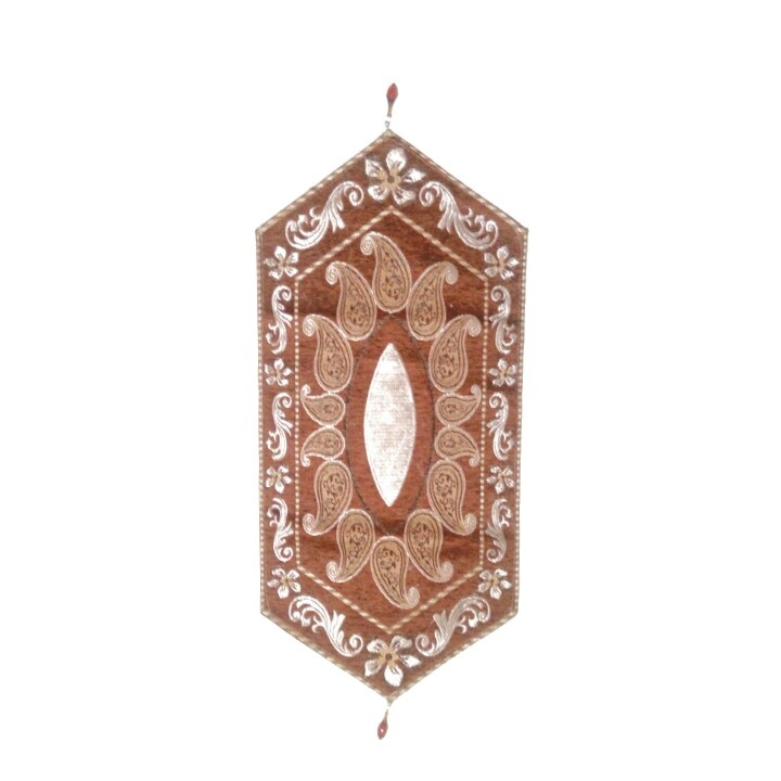 رومیزی ترمه مخمل کد 6091